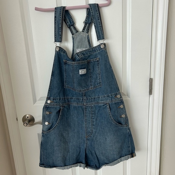 Levi's Vintage Blue Shortalls - Picture 2 of 5